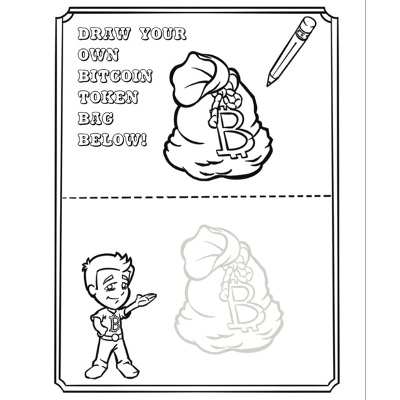 BNew SIGNED Copy The Original Bitcoin Childeren's Educational Coloring Book - Picture 5 of 6